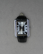 Cartier Tank rectangular case with a Roman numeral dial