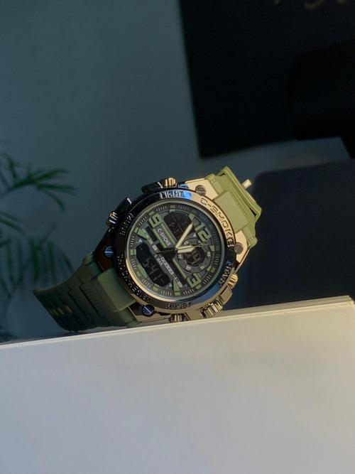 Digital and Analog Sports Waterproof Watch AS-02