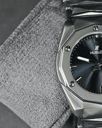 Hublot Silver With Black Dail Datejust Watch
