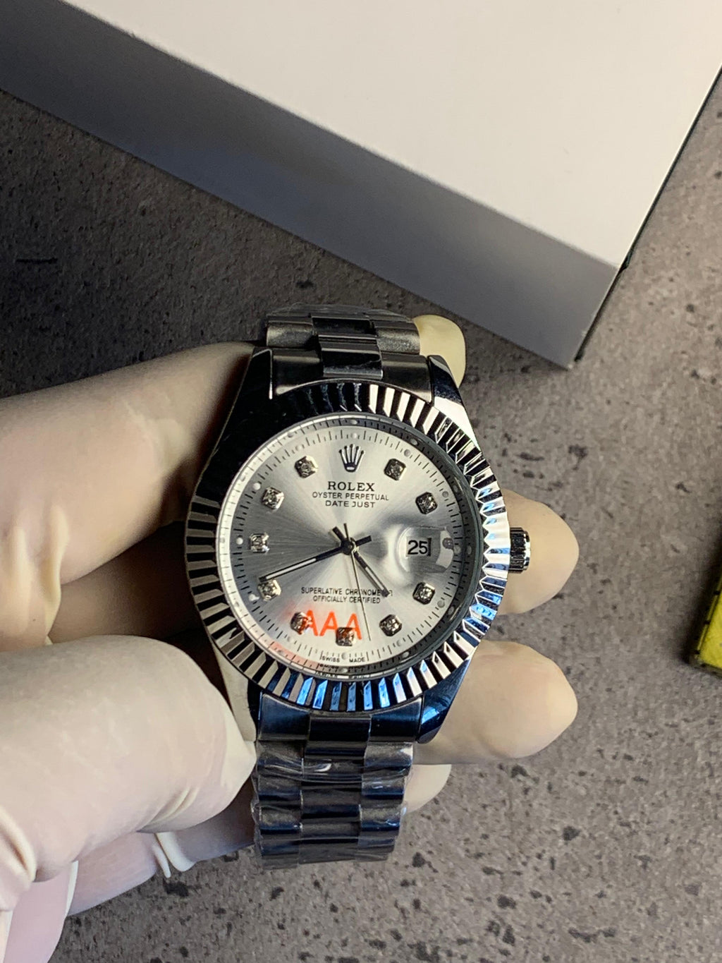Rolex Datejust Stainless Steel Watch Rl-06