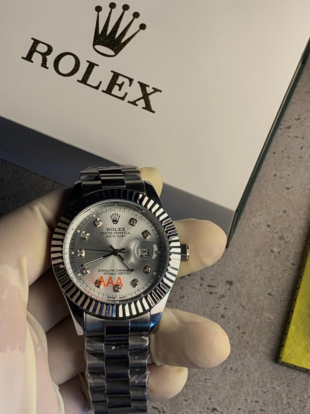 Rolex Datejust Stainless Steel Watch Rl-06