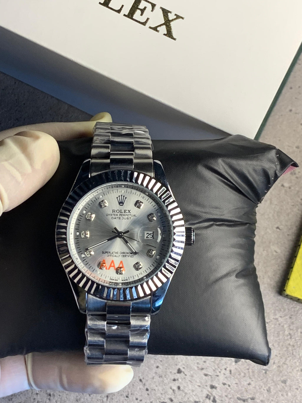 Rolex Datejust Stainless Steel Watch Rl-06
