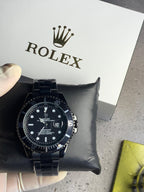 Rolex Full Black Stainless Steel Watch Rl-03