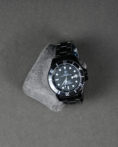 Rolex Full Black Stainless Steel Watch Rl-03