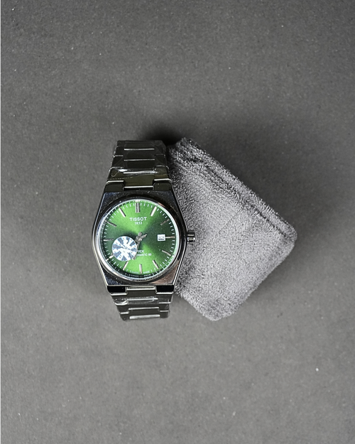 Tissot Semi Automatic Stainless Steel with Green Dail Watch T-08